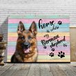 CHD0122 German Shepherd Matte Canvas