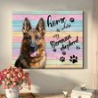 CHD0122 German Shepherd Matte Canvas