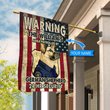 BIF20070201 Patrolled by German Shepherd Personalized Flag