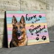 CHD0122 German Shepherd Matte Canvas