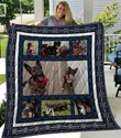 QUI28009 German Shepherd Quilt Blanket