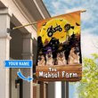 TUF1106 German Shepherd Halloween Farm Personalized Flag