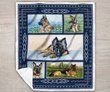 QUI28003 German Shepherd Quilt Blanket