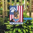 CHFD0412 German Shepherd Personalized Garden Flag