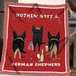 DDUSAB121204 Nothin’ Butt A German Shepherd Fleece Blanket – Made in USA