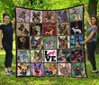 DDQ121302 German Shepherd Love Quilt Blanket