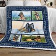 QUI28003 German Shepherd Quilt Blanket