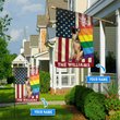 MHFCHO307 German Shepherd LGBT Personalized Flag