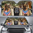 CHC2014 German Shepherd Car Sun shade