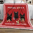 DDQ121204 Nothin’ Butt A German Shepherd Quilt Blanket
