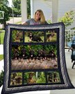 QUI28007 German Shepherd Quilt Blanket