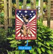 DIF3009-German shepherd Personalized Garden Flag-House Flag
