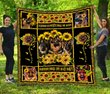 DDQ121301 German Shepherds Make Me Happy Quilt Blanket