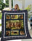 QUI28005 German Shepherd Quilt Blanket