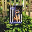 DIF8002-German Shepherd-Police -Personalized flag