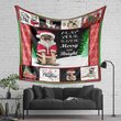 DDUSAB151101 German Shepherd Xmas Fleece Blanket – Made in USA