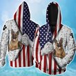DITDOGF2003 German Shepherd 3D HOODIE