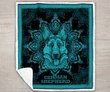 MHQD2004 German Shepherd Mandala Quilt Blanket