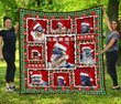THQD46005 German Shepherd Quilt Blanket