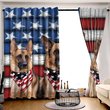 DIWD9006-German shepherd WINDOW CURTAINS