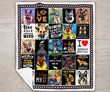 DDQ121801 Love German Shepherd Quilt Blanket
