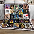 DDQ121801 Love German Shepherd Quilt Blanket