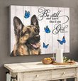 THD0114 German Shepherd Matte Canvas