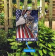HUFDOG1004 German Shepherd Personalized Flag