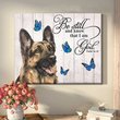 THD0114 German Shepherd Matte Canvas