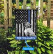 BIF1702 Boxer Police Personalized Flag
