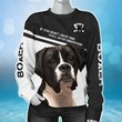 THDOG1007 Boxer 3D HOODIE