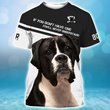 THDOG1007 Boxer 3D HOODIE
