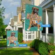 THF20072203 Boxer-Welcome to our happy place Personalized Flag