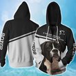 THDOG1007 Boxer 3D HOODIE