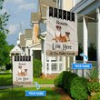 BIF2308 Beware Boxers Live here Personalized Flag
