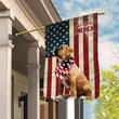 THF0121 boxer God Bless House Flag