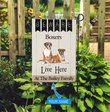 BIF2308 Beware Boxers Live here Personalized Flag