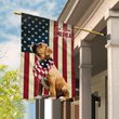THF0121 boxer God Bless House Flag