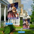 HUFDOG1002 Boxer Personalized Flag