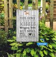 BIF2402 Boxer This Home Is Filled With Kisses Personalized Flag