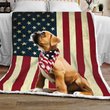 BIQ0402 Boxer Flag Fleece Blanket – Made in USA