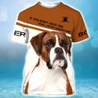 THDOG1003 Boxer 3D HOODIE