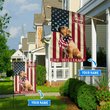 THF0166 Boxer God Bless America Personalized Flag