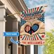 TUF2801 Hippie Personalized Flag