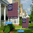 DIFH2001-Hippie Personalized Flag