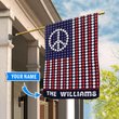 DIFH2001-Hippie Personalized Flag