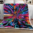 MHQHIPP101 Hippie Psychedelic Quilt Blanket