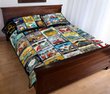 DIEXM2009-BUS VW HIPPIE Quilt Bed Set