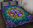 DIEH5006-HIPPIE-Unicorn Quilt Bed Set