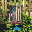 MHFMEO203 Maine Coon Hippie Personalized Flag
